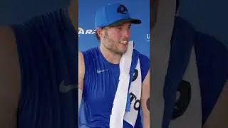 Stafford on looking up to past quarterbacks and rooting for the next generation 😎 #rams #nfl #shorts