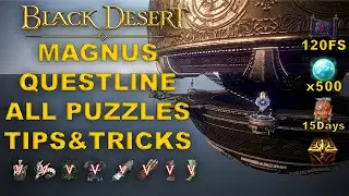 BDO - MAGNUS PUZZLES - REWARDS & TIPS & QUESTLINE