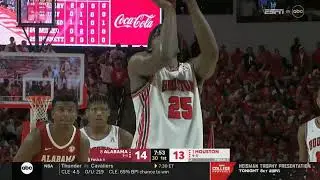 First half// #8 Alabama vs #1 Houston Basketball Game Highlights 12 10 2022