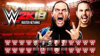 WWE 2K18 Roster - Top 10 Superstar Returns PS4/XB1