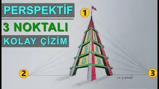 3 NOKTALI PERSPEKTİF KULE NASIL ÇİZİLİR? - MEHMET TURHAN