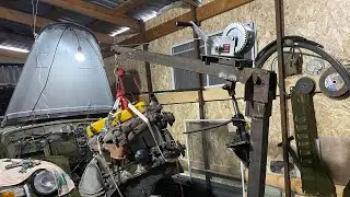 Подъемник для двигателя ГАЗ 69 своими руками
