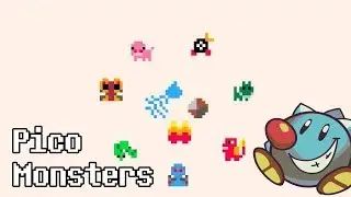Let's Play Pico Monsters: Pico-8 Pokemon!