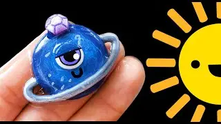 HOW TO MAKE NEPTUNE 🦄😶‍🌫️ SOLAR SYSTEM WITH POLYMER CLAY 👁️ Clay Modelling