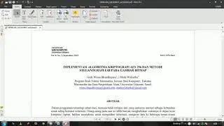 IMPLEMENTASI ALGORITMA KRIPTOGRAFI AES 256 DAN METODE STEGANOGRAFI LSB PADA GAMBAR BITMAP