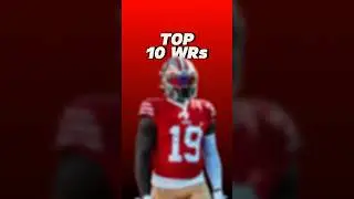 The Top 10 Wide Receivers in the #NFL 👀 #Shorts