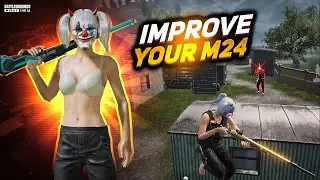 🔥Next level trick to improve your M24 1V1 bgmi/pubg | M24 auto headshot trick in bgmi/pubg