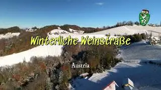 Winterliche Weinstraße /Winter  wine route 4K