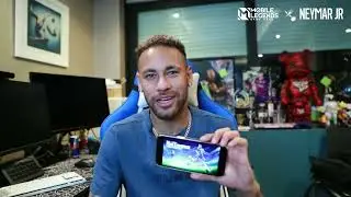 shout out  by neymar  to all the mlbb fans, ,🥶