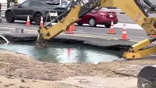 Giant sinkhole Redondo beach 2023