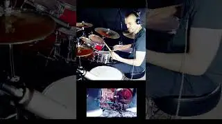 Drumming on music loop 🥁 #drumssolo #drumperformance #drumming r #drumsolos  #jazz