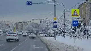 Анапу засыпало снегом