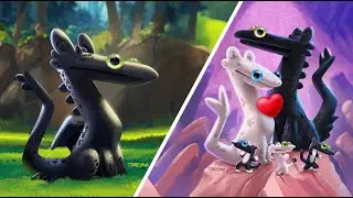 Toothless Dances and Found His Love ❤️