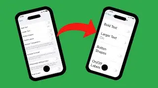Change Font Size on ANY iPhone + How To Enable HUGE TEXT