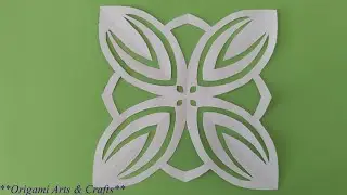 A beautiful paper snowflake