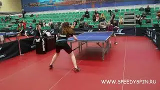 Guseva - Timofeeva.St. Petersburg Cadets Table Tennis Championship 2020.FHD