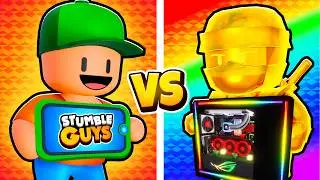 MOBILE vs PC in Stumble Guys!