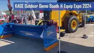 KAGE Innovation Outdoor Demo Booth at Equip Expo 2024