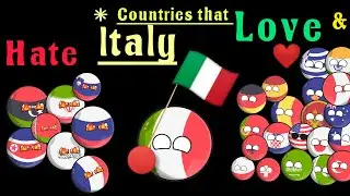 countries that love and hate Italy #countryball #italy #rome #turkey