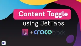 WordPress content toggle using JetTabs by Crocoblock
