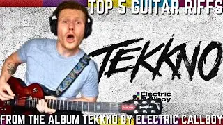Guitarist Plays Top 5 Electric Callboy Guitar Riffs - Tekkno Album