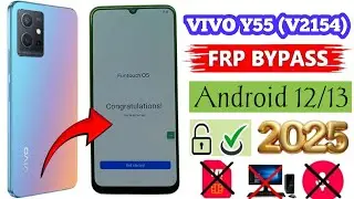 Vivo Y55 Frp Bypass Android 13 Without Pc | Vivo V2127 Google Account Bypass - Setting Not Open 2025