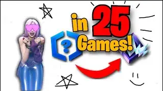 How I got to UNREAL in 25 Games! 🫨 (Fortnite Ranked Reload Speedrun)