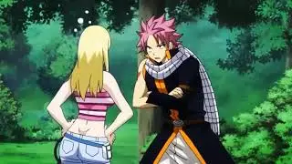 Nalu Funny scene _ Fairy tail (Eng Dub)