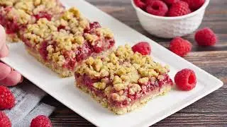 RASPBERRY STREUSEL BARS