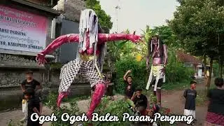 Ogoh ogoh Baler Pasar Desa Pergung