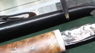 Этот якутский нож на выставке Ладья продавался за 15 000 рублей! Ножи народов Севера! Якутский нож!