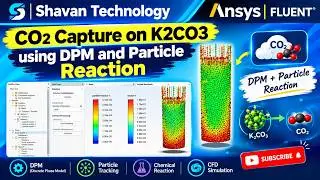 CO2 capture on K2CO3 Crystals using Discrete Phase Modeling Phase || Particle Arrhenius Reaction