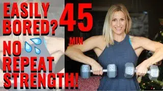No Repeat Strength Workout For Those Who Get Bored Easily 💪😀😜