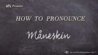 How to Pronounce Måneskin (Real Life Examples!)