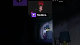 бро реально закрывается от скримеров FNAF4 | twitch: fearlock_