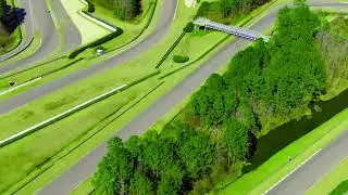 Barber Vintage Motorsports & Talladega Superspeedway Alabama Racecar NASCAR Driving Drone