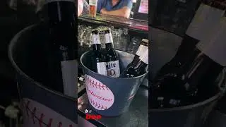 Bar Promotional Beer Bucket!  #beerbucket #metalbeerbucket #shorts