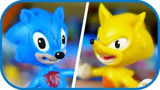 🎁 СОНИК и ЙОДА. Живая золотая капсула открывает сюрпризы. Sonic the Hedgehog.