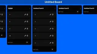 Trello Clone Full Project with HTML, CSS & JavaScript