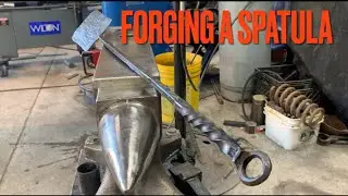 Blacksmithing - Forging a spatula