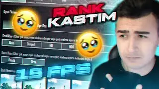 15 FPS RANK KASTIM SİZİN İÇİN! - PUBG MOBİLE RANK KASMA TAKTİKLERİ 2023