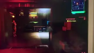 Cyber punk fixing walking slow