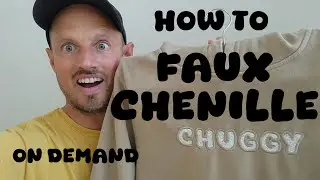 Faux Chenille Embroidery - Unlimited Orders & Zero Risk!
