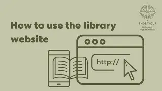 How to use the library website