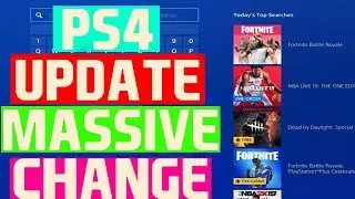 PS4 UPDATE MASSIVE CHANGE NOT NOTICED !!!!!