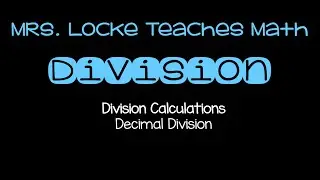 Decimal Division