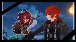 Pony Town - Genshin Impact character tutorial 22 [Diluc]