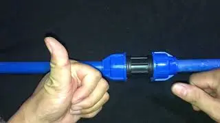 Water pipe fittings installation 1/2 size. Part 1