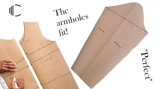 How to Make an Arm / Sleeve Pattern Block (TIP for Adjusting) 💪