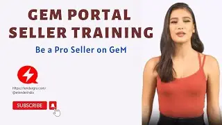 GeM Portal Seller Training